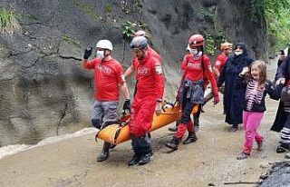 Rize’deki selde mahsur kalan 100 kişi tahliye edildi