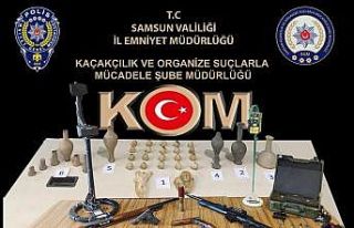 Samsun’da tarihi eser kaçakçılığı operasyonu:...