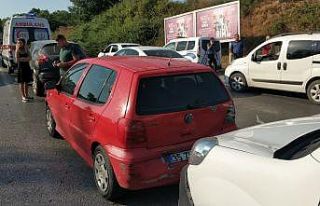 Samsun’da zincirleme trafik kazası: 1 yaralı