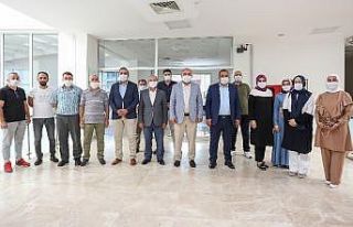 Sandıkçı, çalışanlarıyla bayramlaştı