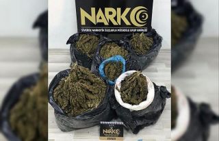 Şanlıurfa’da 46 kilo esrar ele geçirildi