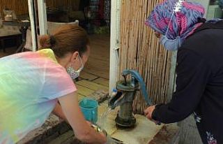 Şehir merkezinde yıllardır bedava sıcak su