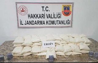 Şemdinli’de 80 kilo eroin ele geçirildi