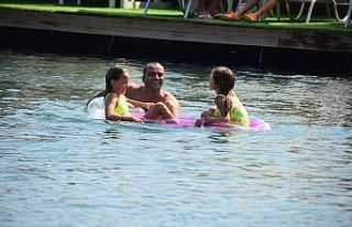 Semih Şentürk çocuklar gibi eğlendi