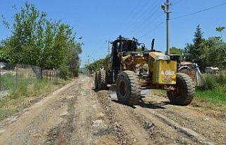 Serik Yanköy-Büğüş grup yolu yenileniyor