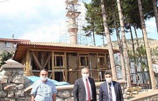 Şeyh İsmail Rumi Camisinde restorasyon sürüyor