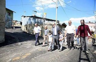 Sığırcı köyü tarihinde ilk kez köy içi asfaltla...