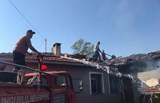 Sungurlu’da tandır yangını