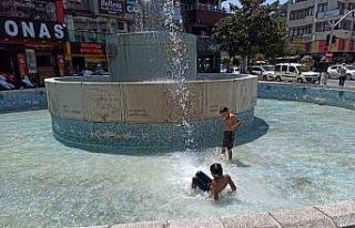 Süs havuzunda tehlikeli serinlik