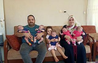 Suudi Arabistan’da beşizleri olan aile Hatay’da