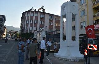 Tarihi şehir Karacasu, saat kulesine kavuştu