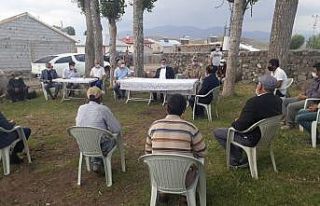 Taşlıçay Kaymakamı Ersöz köy sakinlerini ziyaret...
