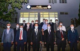 Tayini çıkan kaymakamlara veda yemeği