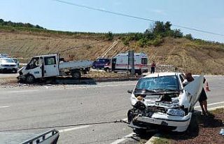 Tekirdağ’da trafik kazası: 3 yaralı