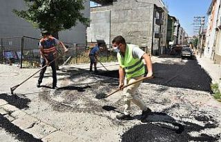 Tepebaşı’nda üstyapı çalışmaları