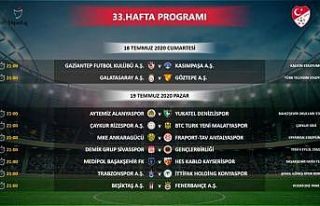 TFF, Süper Lig’in 33. haftasında program değişikliği...