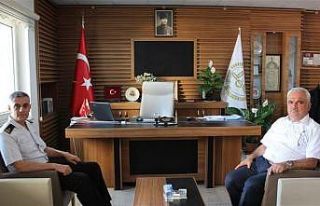 Tuğgeneral Yalçınkaya’dan İl Müftü Erhun’a...
