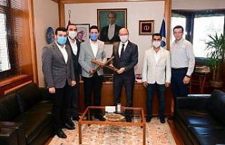 TÜGVA’dan Rektör Erdal’a ziyaret