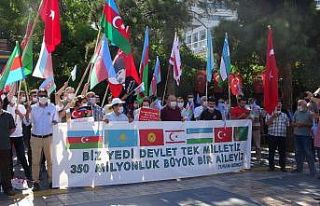 Turan Derneği’nden ’Seninleyiz Azerbaycan’...