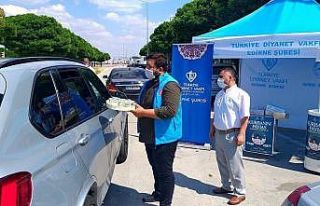 Türkiye Diyanet Vakfından Kapıkule’de gurbetçilere...