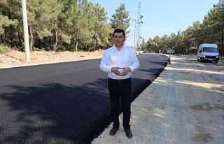 Tütüncü, Duacı’daki yol çalışmasını inceledi