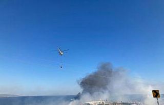 Ünlü tatil merkezi Alaçatı’daki yangın tatilcilere...