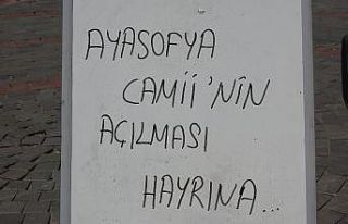 Uşak’ta Ayasofya-i Kebir Cami-i Şerifi hayrına...