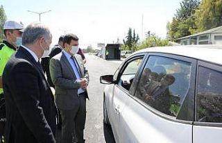 Vali Arslantaş bayram tedbirlerini inceledi vatandaşları...