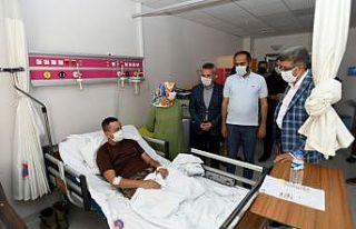 Vali Bilmez’den yaralı güvenlik güçlerine ziyaret