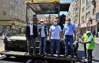 Vali Karaloğlu yol yapım çalışmalarını denetledi