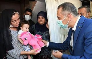 Vali Mahmut Çuhadar ve il protokolünden şehit ailelerine...