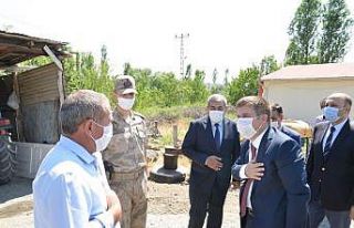 Vali Sarıibrahim’den şehit Bülent Aydın’ın...