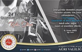 Vali Varol, 24 Temmuz Gazeteciler ve Basın Bayramı’nı...