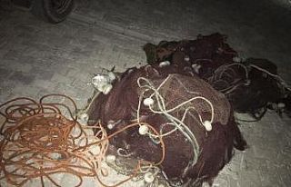 Van Gölü’nde 600 metre uzunluğunda manyat ağı...