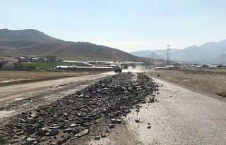 Van’da hayvan pazarının yolu yenileniyor