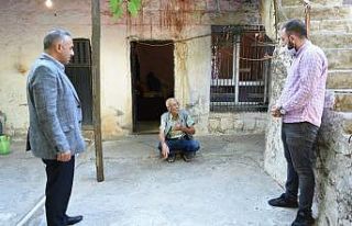 Yalnız yaşayan hasta adama Milletvekili Gülpınar...