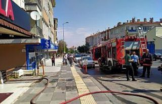 Yanan dairede mahsur kalan anne ve 3 çocuğu kurtarıldı