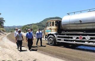 Yol yapım ekipleri Soma’da yoğun mesaide