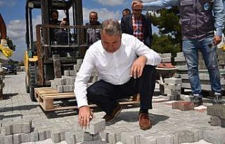 Yunusemre’de hedef 170 bin metrekare kilitli parke...