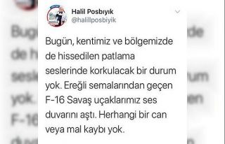 Zonguldak’ta patlama seslerinin nedeni belli oldu