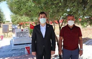 15 Temmuz şehidinin babasından kaymakama teşekkür