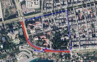 3. Aşama Raylı Sistem Projesi kapsamında yol trafiğe...