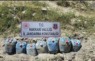 640 litre Asetik Anhidrit maddesi ele geçirildi