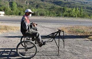 66 yaşındaki işçi emeklisi çekirge gibi araç...
