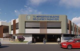 Açık alanda kurulan pazar, 4 bin 430 metrekarelik...