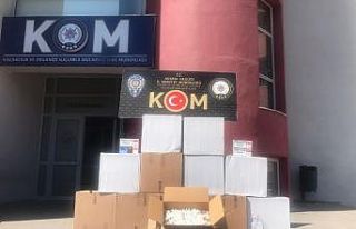 Adana’da 120 bin kaçak makaron ele geçirildi