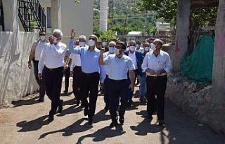 AK Parti Batman İl Başkanı Gür Hasankeyf’te...