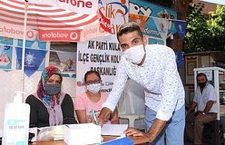 AK Parti Kula Gençlik Kollarından üye çalışması