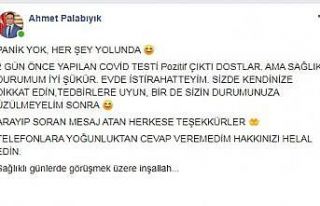 AK Parti Kula İlçe Başkanı Palabıyık Covid-19...