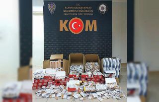 Alanya’da kaçak tütün operasyonu